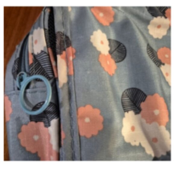 Travel Cosmetic Bag Hanging Fold Over Makeup Bag - Picture 3 of 8